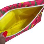 Clinique x Donald Tulip Floral Cosmetic Bag – Pink Zip Pouch – NWOT Photo 4