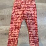 Athleta Elation printed capri legging Tahiti island coral size small Photo 5