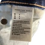 American Eagle  dark wash tomgirl cut off high rise shorts size 6 #758 Photo 5