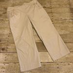 Talbots Ivory Sailor Cropped Stretch Pants 12 C11 Photo 0