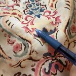 Johnny Was  Jungle Paisley Button Up Blouse Shirt Top Sz M Medium Multi Color Photo 9