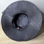 Giovannio Florence New York Women Black Floral Wide Brim Sun Hat Church Bow Cap Photo 8