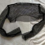 None Women Colorful Rhinestones Long Sleeve Crop Top Photo 1