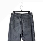 Rachel Comey Jeans Women 6 Washed Black Legion High Rise Straight Leg Raw Hem Photo 5