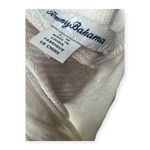 Tommy Bahama   | L | Paloma 100%  Linen Draped Cardigan, White Open Front Knit Photo 4
