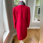 Vintage The Limited Classic Red Wool Mohair Long Dress Coat Size Small Photo 3