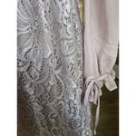 Topshop Lace Detail Mini Tie Dress Women's Size 4 Photo 4