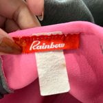 Rainbow Sandals Y2K Rainbow Brand Gray A-Line Circle Skirt – Pink Waistband, 50s Doo Wop Style Photo 3