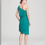 BCBG MaxAzria Somara Green One Shoulder Dress Photo 1