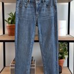 Ann Taylor Mid-Rise The Skinny Crop Fringe Hem Jeans, 2 Photo 0