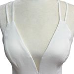 Aidan‎ Mattox Size 2 Women's White V Photo 10