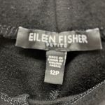 Eileen Fisher  Black Soft Stretch Knit Straight Leg Pants 12P Photo 2