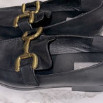 MIA  Black Loafers with Gold Accent size 7 1/2 Photo 0