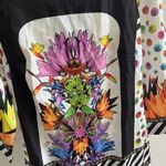 Just Cavalli NWOT  Italy Silk Twill Floral, Spot & Stripe Tunic Dress 38 IT Photo 1