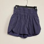 Free People  FP Movement The Way Home Shorts Purple Gray Blue Womens Medium Track Photo 2