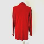 Madewell Women's Sweater Cardigan Burnt Orange Bradley Pockets Open Front Size L Photo 2