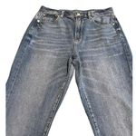 American Eagle (SOLD) Mom Jeans Womens Size 8 Hi Rise Unhemmed Ankle Medium Wash Photo 1