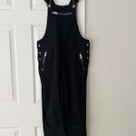 ALLSAINTS Dungarees Denim Overalls in Black, Size 27 Photo 5
