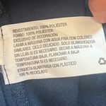 Womens Dress Size Small Navy Orange Long Neck Tie Sheer Bottom Upper Lining Work Blue Photo 7