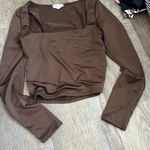 Live in the Moment  xs brown top Photo 1