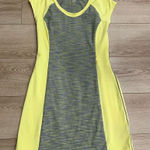 Title Nine  Gidget 2.0 Yellow Space Dye Scoop Neck Cap Sleeve Dress Size S Photo 0