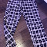 Romwe  plaid jogger pants Photo 0