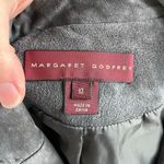 Margaret Godfrey Women's Vintage Grey 100% Leather Suede Jacket Size 12 Gray Photo 9