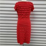 Max edition Dress Womens Size Medium Red Short Sleeve Office Career Wear Photo 3