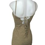 Free People Iyla Green Smocked Sleeveless Cami Camisole Mini Tank Dress Size XS Photo 1