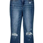 BKE SZ 25x29 1/2 Billie Jeans Tailored Bootcut Slim Fit Hi-Rise Distressed Blue Photo 0