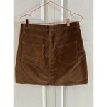 Frame Le Mini Skirt Womens Size 29 Brown Corduroy Photo 6