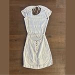 Free People  meika white backless cutout mini dress Photo 2