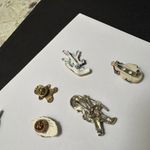 Christmas Holiday Brooch Pins Lot Of 5 Photo 9