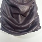 House Of CB 'Olivia' Bitter Chocolate Vegan Leather Mini Dress NWT Photo 3