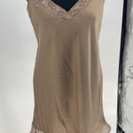 Valerie Stevens Vintage Slip Dress Large S Beige Satin Beaded Lace Bridal Victorian Bag2‎ Photo 0