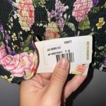 Agua Bendita  Leah Floral Black Crop BOUTIQUE Top Photo 2