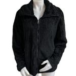 Weatherproof  Black Fuzzy Fleece Zip Up Jacket XL Photo 0