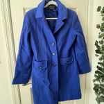 Blue Long Peacoat Size M Photo 0
