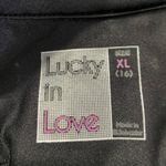 lucky in love  Size XL  Long Sleeve Full Zip Top Tennis Jacket Golf Athletic Photo 3