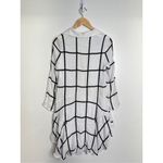 Redwood Court Tunic Dress Womens Long Sleeve Linen Blend Size Small White Photo 3