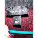 Torrid Plus Size Plaid Cardigan Zip Up Bomber Sweater Photo 7