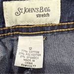 st. john's bay  Stretch Denim Skirt, w/Shorts Underneath, Size 12 Photo 4