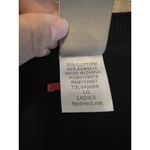 Tesla  Cardigan Black Sweater Size Large Black Unisex V neck Button down Photo 3