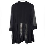 R & M Richards  Women'S Black Illusion 3/4 Sleeve Open Front Jacket Size 16 Photo 1