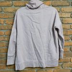 Calvin Klein ‎ Womens Medium Sweatshirt Pink Cowl Neck Pullover Logo Loungewear Photo 1