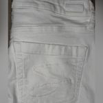 Seven7  White Mid Rise Vintage Boot Denim Jeans with Fringed Hem Photo 6