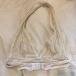 Free People Cream Floral Lace Halter Bralette Size M Photo 1