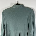 CUT LOOSE Women's GreenLinen Tunic Length Button Down Shirt Size‎ S Boho Flowy Green Photo 8