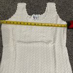 New Maggie Sweet 2 piece white knit tank top, long sleeve button up cardigan L Size L Photo 6