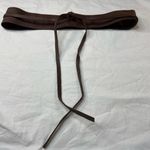Eileen Fisher Brown Leather Belt wrap style Size Large Photo 7